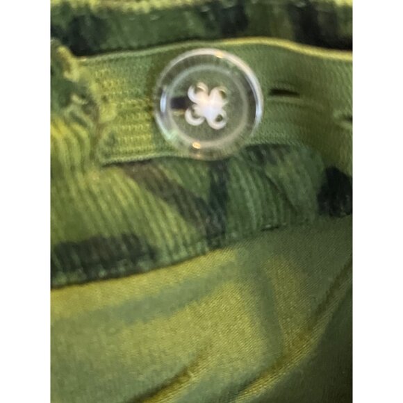 Hartstrings Skirt Girls 14 Kids Corduroy Skort Green Leopard Print Casual Fall - Picture 13 of 13